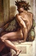 Michelangelo Buonarroti Ignudo Norge oil painting reproduction